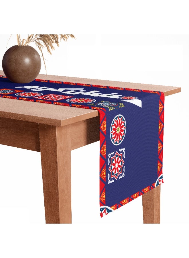 اي كي ديزاينيز طقم ديكور رمضان 3 قطع (2 غطاء وسادة + رانر سفرة) - Image 3